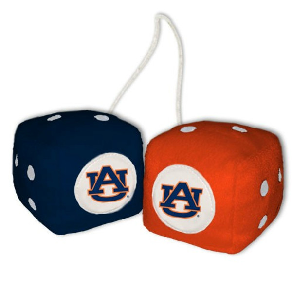 Auburn Tigers Fuzzy Dice