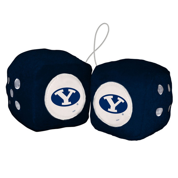 BYU Cougars Fuzzy Dice