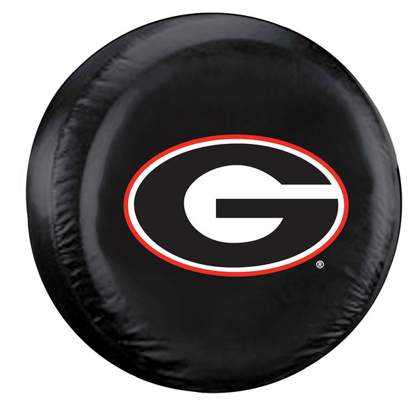 Georgia Bulldogs Tire Cover Large Size Black