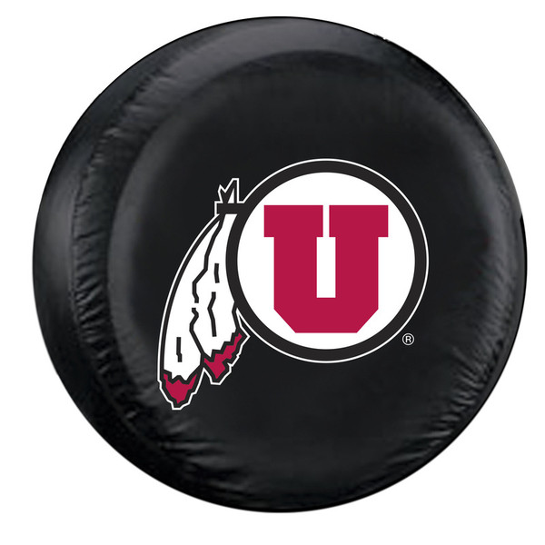 Utah Utes Tire Cover Large Size Black