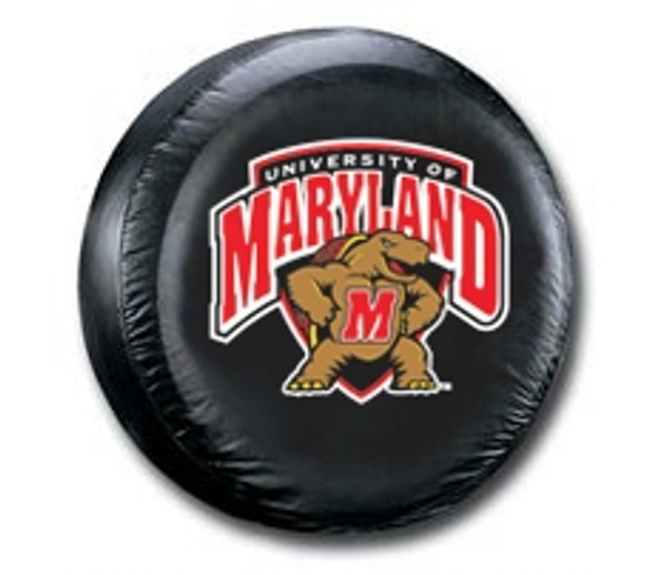 Maryland Terrapins Black Tire Cover - Standard Size