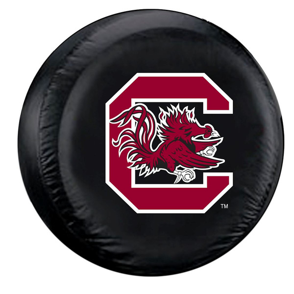 South Carolina Gamecocks Black Tire Cover - Standard Size