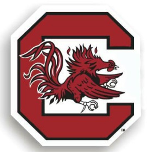 South Carolina Gamecocks 12" Car Magnet