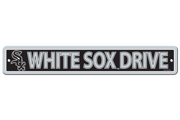 Chicago White Sox Sign 4x24 Plastic Street Sign