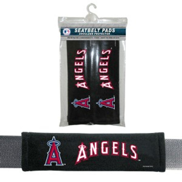 Los Angeles Angels Velour Seat Belt Pads