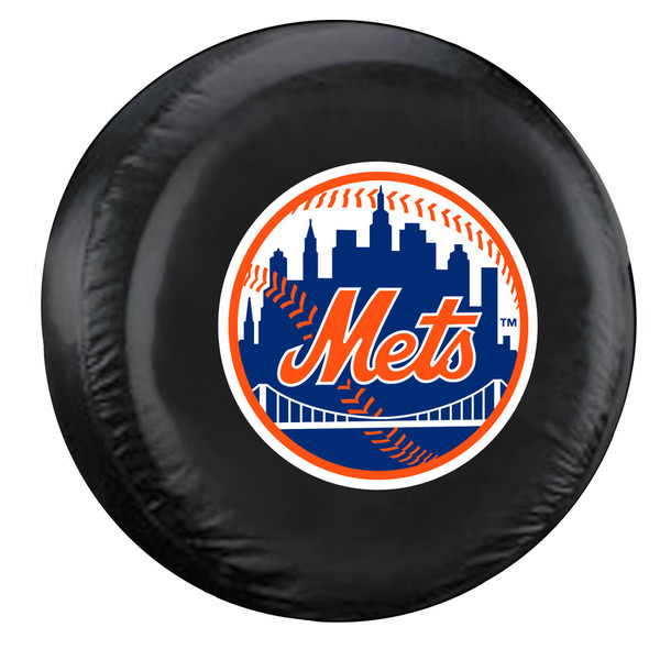 New York Mets Black Tire Cover - Size Large