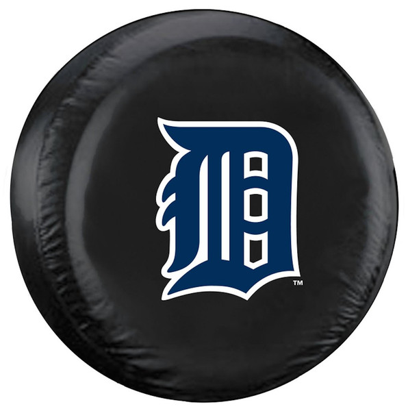 Detroit Tigers Tire Cover Standard Size Black