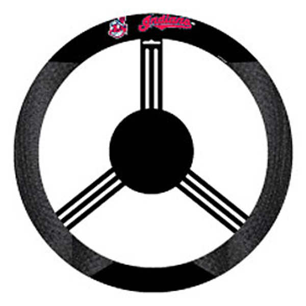 Cleveland Indians Steering Wheel Cover Mesh Style