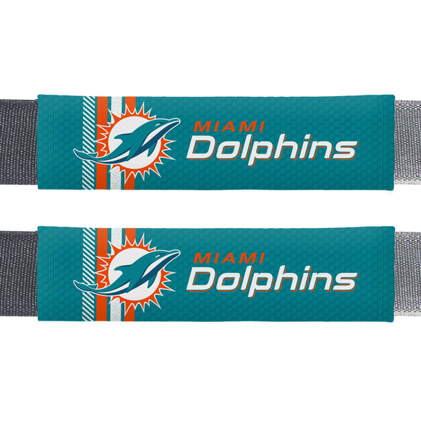 Miami Dolphins Seat Belt Pads Rally Design