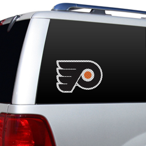 Philadelphia Flyers Window Film 12 Inch Die Cut