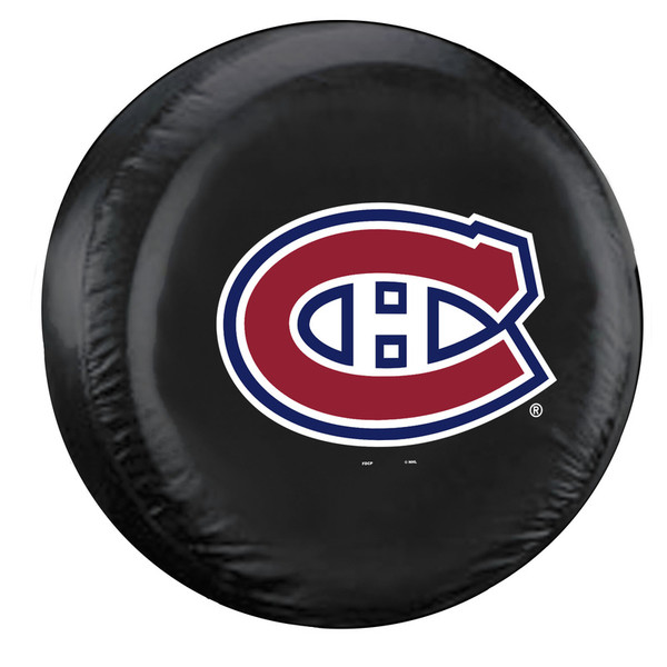 Montreal Canadiens Tire Cover Standard Size Black