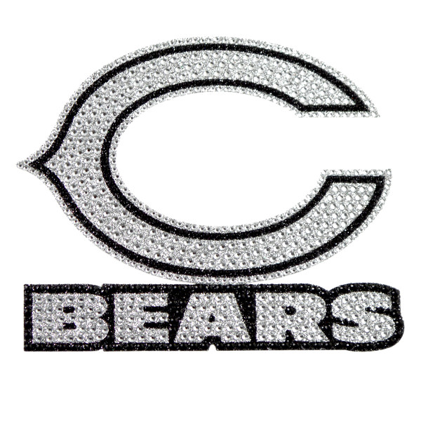 Chicago Bears Bling Decal "C BEARS" Primary Logo