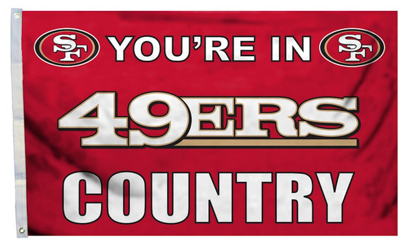 San Francisco 49ers Flag 3x5 Country