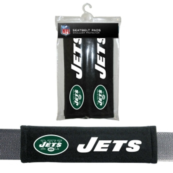 New York Jets Seat Belt Pads Velour