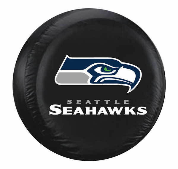 Seattle Seahawks Tire Cover Large Size Black