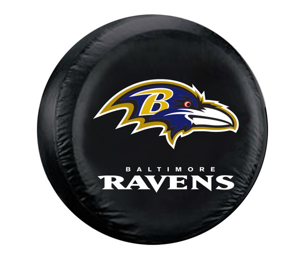 Baltimore Ravens Tire Cover Large Size Black