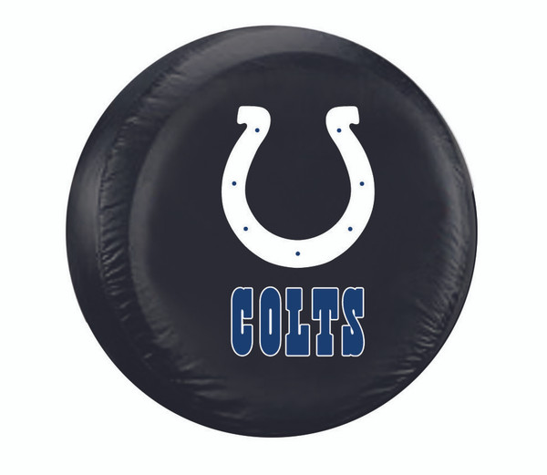 Indianapolis Colts Tire Cover Standard Size Black