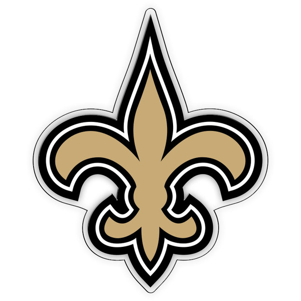 New Orleans Saints 12" Helmet Car Magnet