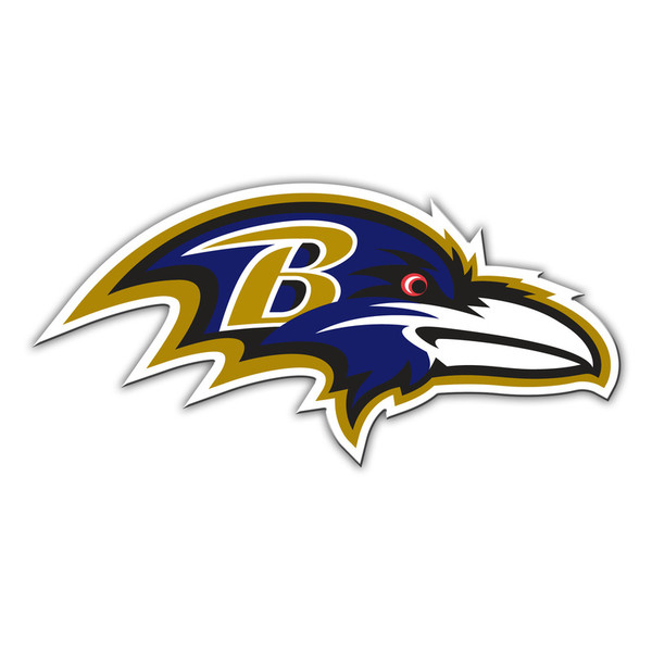 Baltimore Ravens Magnet Car Style 12 Inch Right Logo Design