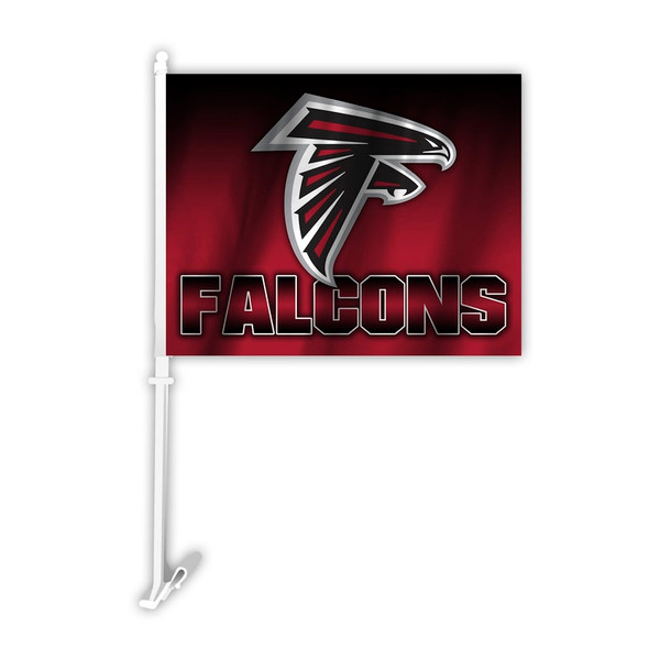 Atlanta Falcons Car Flag Ombre
