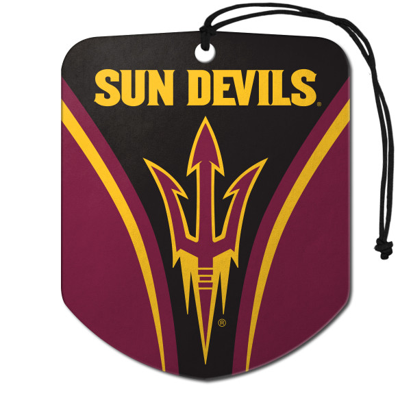 Arizona State Sun Devils Air Freshener 2-pk "Pitchfork" Logo & Wordmark