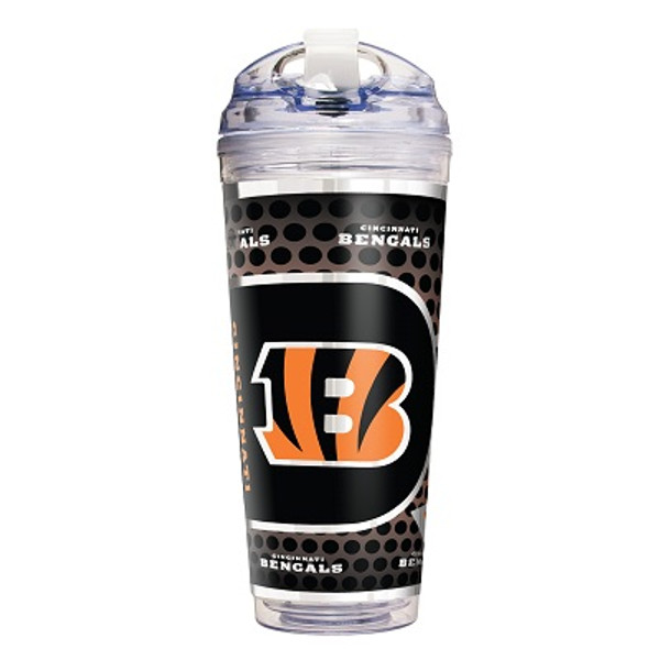 Cincinnati Bengals 24 Oz. Acrylic Tumbler w/ Straw