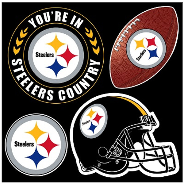 Pittsburgh Steelers 4 Piece Magnet Set