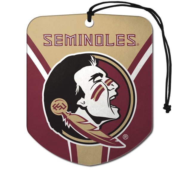 Florida St. Seminoles Air Freshener 2-pk "Seminole" Logo & Wormark