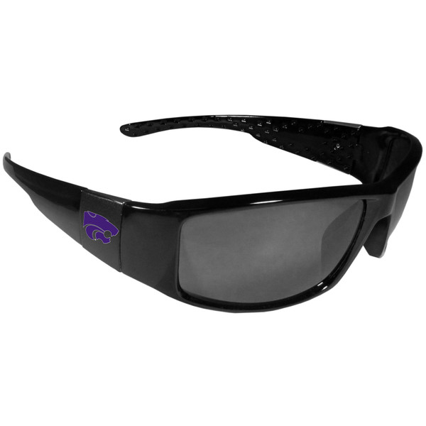 Kansas St. Wildcats Black Wrap Sunglasses