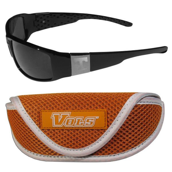 Tennessee Volunteers Chrome Wrap Sunglasses and Sport Carrying Case
