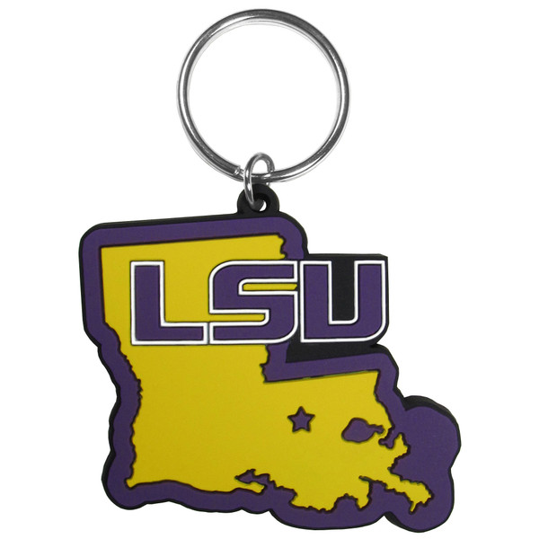 LSU Tigers Home State Flexi Key Chain