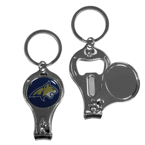 Montana State Bobcats Nail Care/Bottle Opener Key Chain