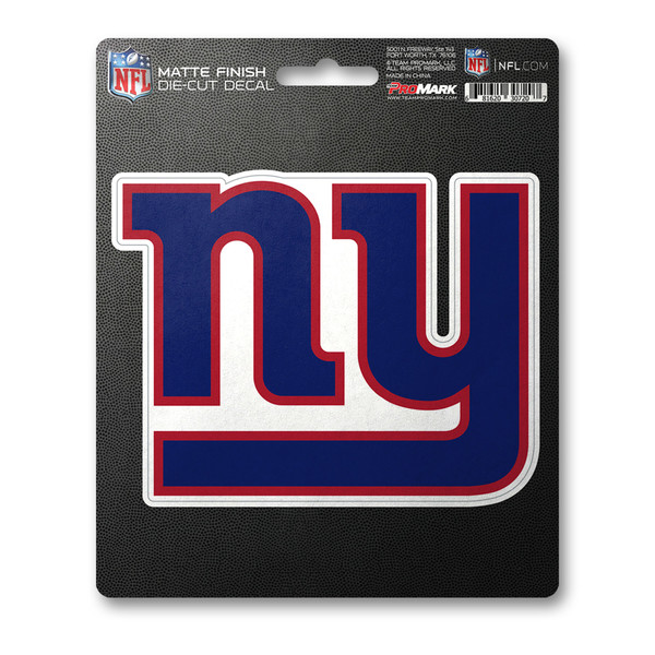 New York Giants Matte Decal "NY" Logo Dark Blue