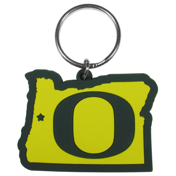 Oregon Ducks Home State Flexi Key Chain