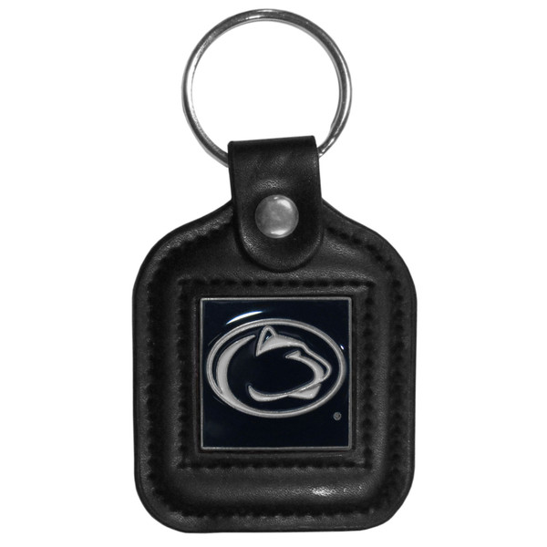 Penn State Nittany Lions Square Leatherette Key Chain