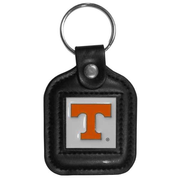 Tennessee Volunteers Square Leatherette Key Chain