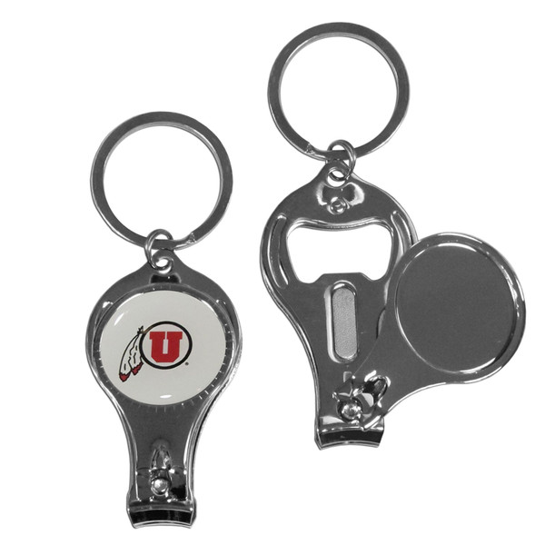 Utah Utes Nail Care/Bottle Opener Key Chain