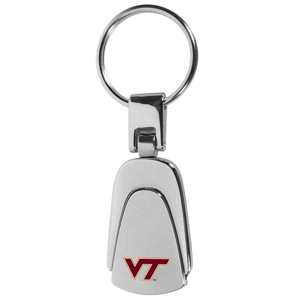 Virginia Tech Hokies Steel Teardop Key Chain