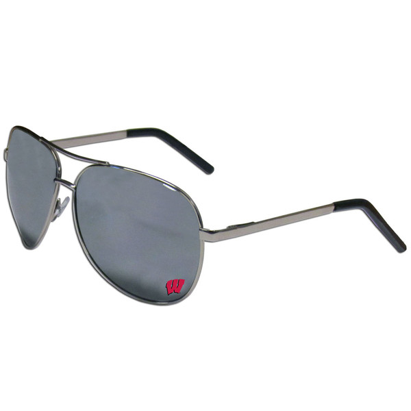 Wisconsin Badgers Aviator Sunglasses