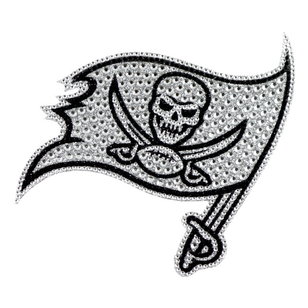 Tampa Bay Buccaneers Bling Decal "Buccs Flag" Primary Logo