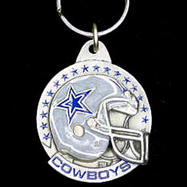 Dallas Cowboys Carved Metal Key Chain