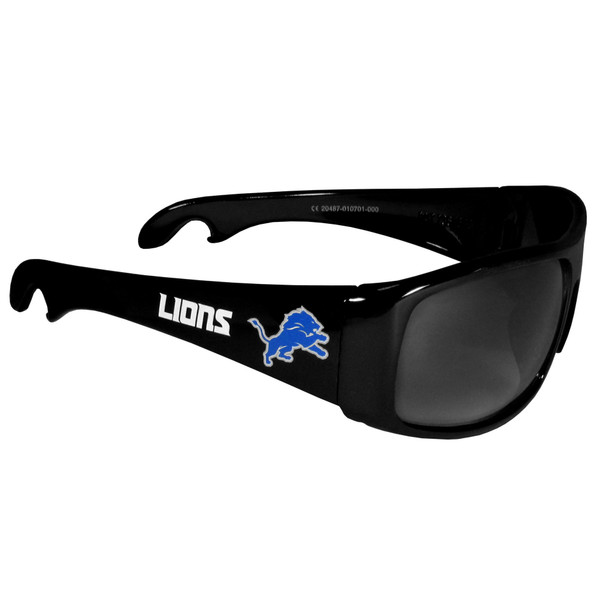 Detroit Lions Wrap Bottle Opener Sunglasses