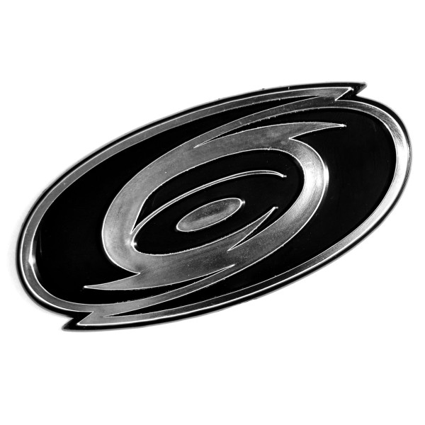 Carolina Hurricanes Molded Chrome Emblem "Eye of Hurricane" Logo 