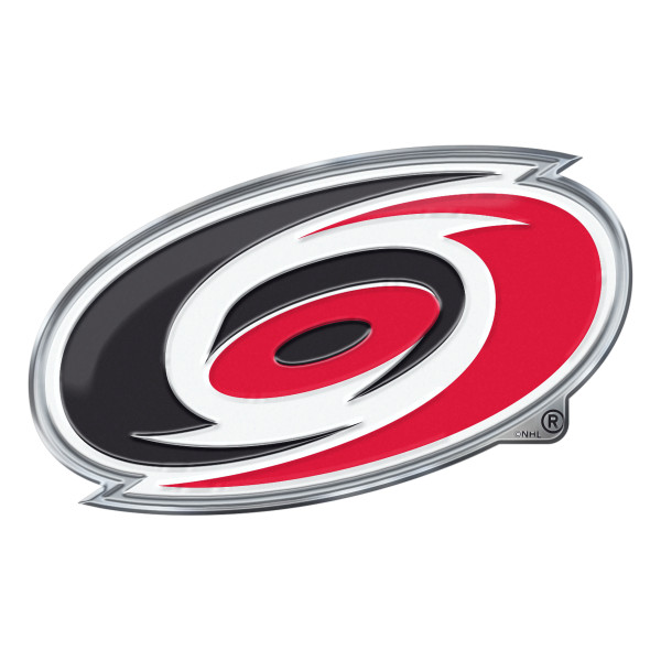 Carolina Hurricanes Embossed Color Emblem "Eye of Hurricane" Logo 