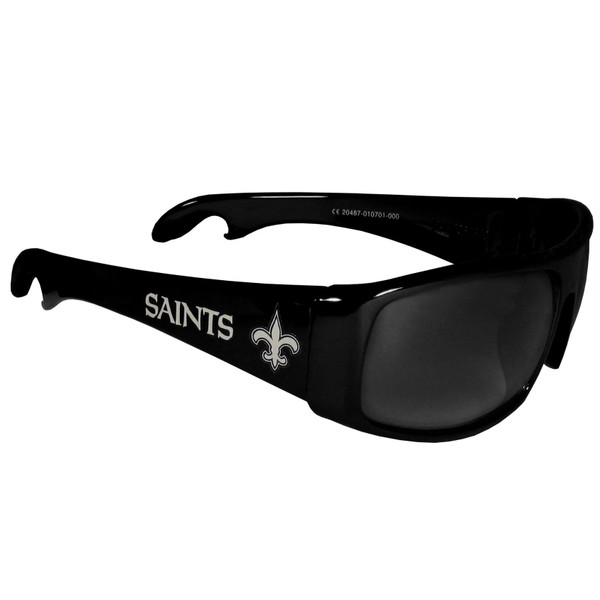 New Orleans Saints Wrap Bottle Opener Sunglasses