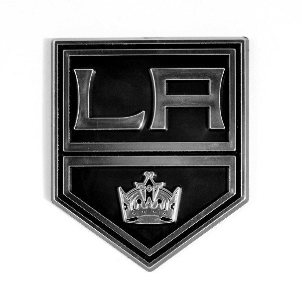 Los Angeles Kings Molded Chrome Emblem "Shield LA Crown" Logo