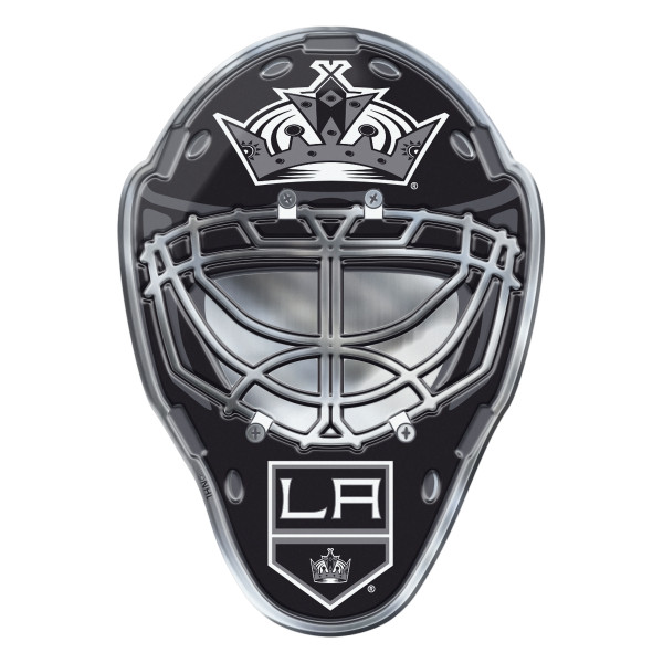 Los Angeles Kings Embossed Helmet Emblem Hockey Mask with Primary Logo