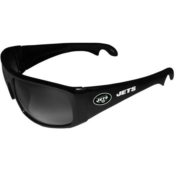 New York Jets Wrap Bottle Opener Sunglasses