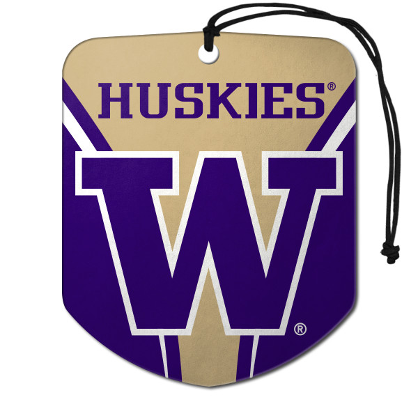 Washington Huskies Air Freshener 2-pk "W" Logo & Wordmark