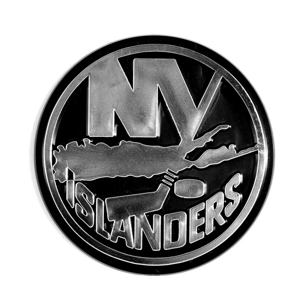 New York Islanders Molded Chrome Emblem "NY Islanders Circle" Logo